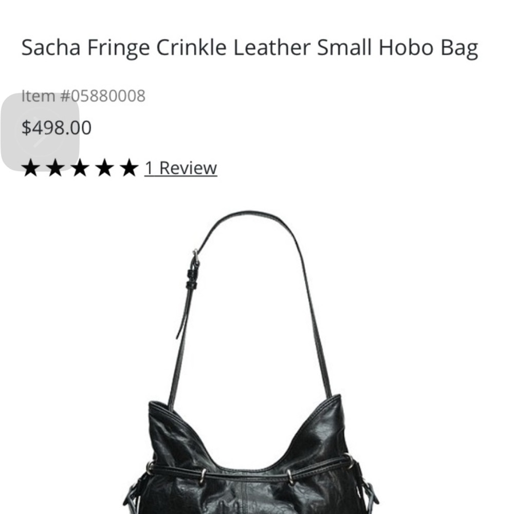 FRYE Black Fringe Leather Hobo Bag - Picture 15 of 16